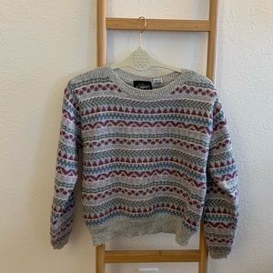 Vintage Sweater semi-cropped